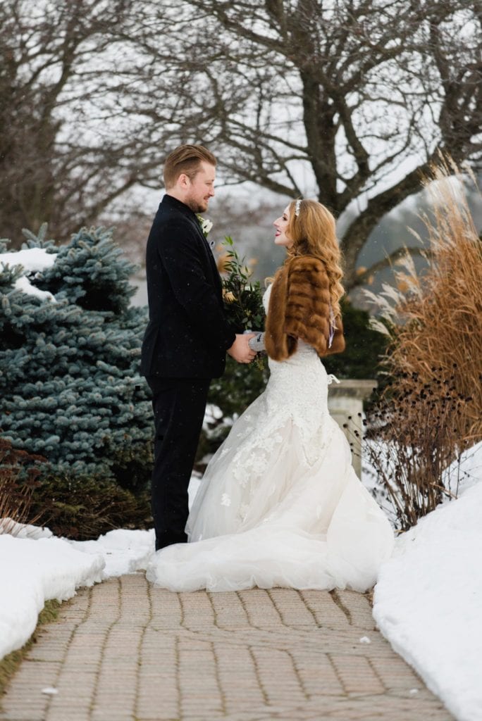 Winter golf course weddings | Royal Ashburn golf club