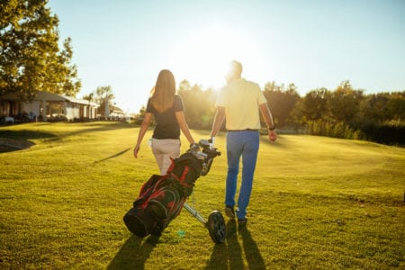 Golfing